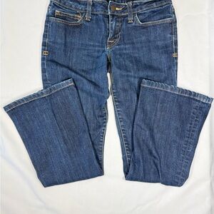 People's Liberation Dark Blue Flare Jeans | size 26